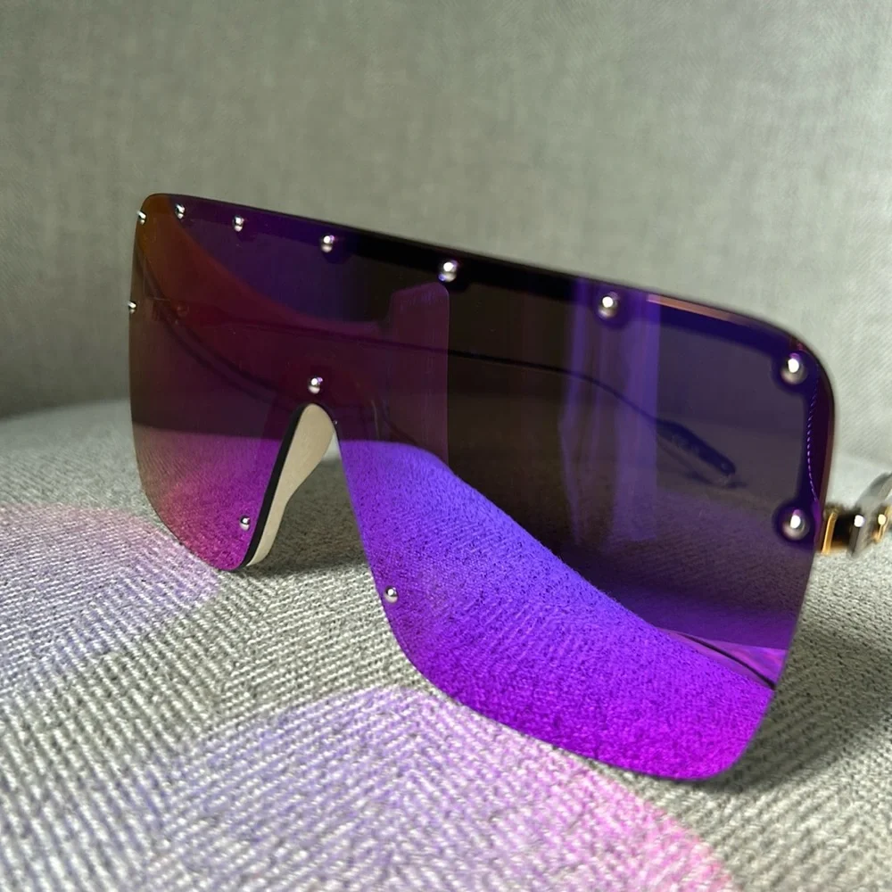 Gucci 99mm shield sunglasses